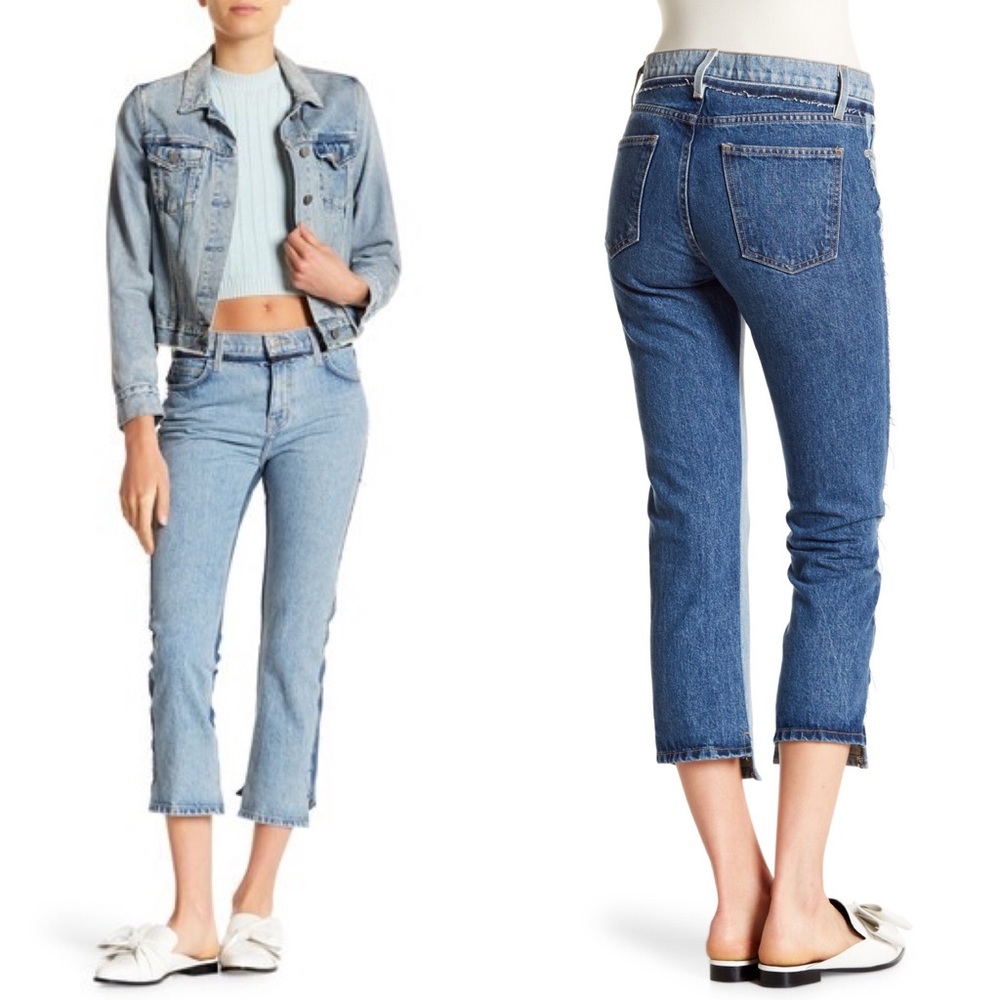 🎉SOLD🎉 Current/Elliott High Waist Two-Tone Somera Jeans